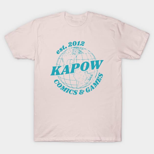 Kapow Global - Teal T-Shirt by TDW27